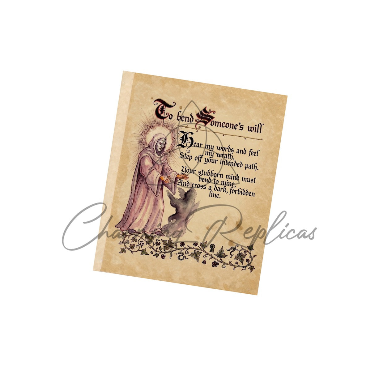 To Bend Someone's Will Unseen Page digital Book of Shadows artwork preview